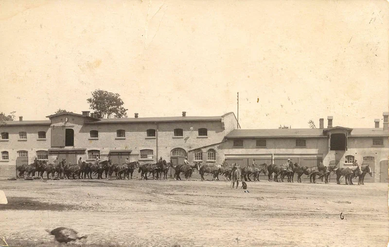 Historische Aufnahme der Gutsgebäude von Gut Rosengarten